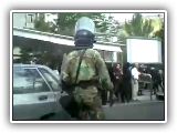 Iranian police beating women